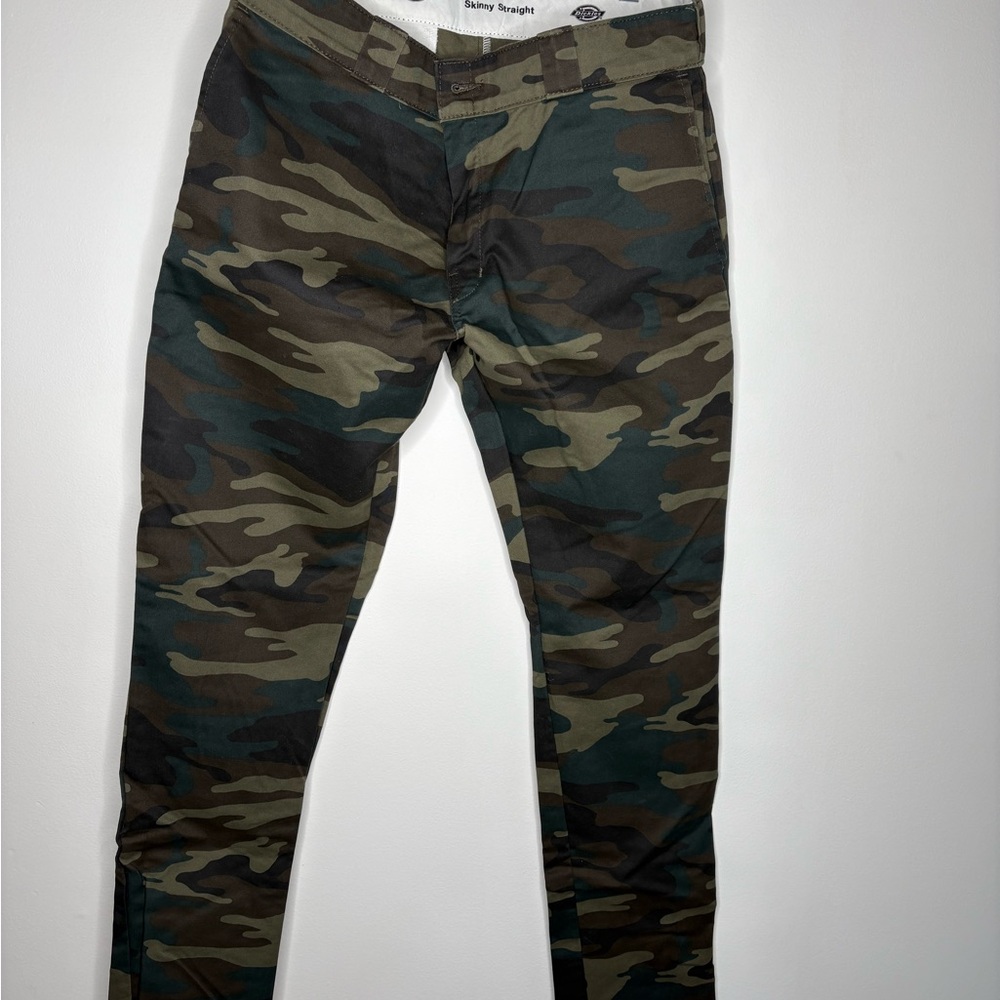 Dickies Camouflage Skinny Straight Pants